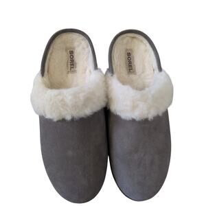 Sorel Nakiska Slide II Slippers in Quarry size 11